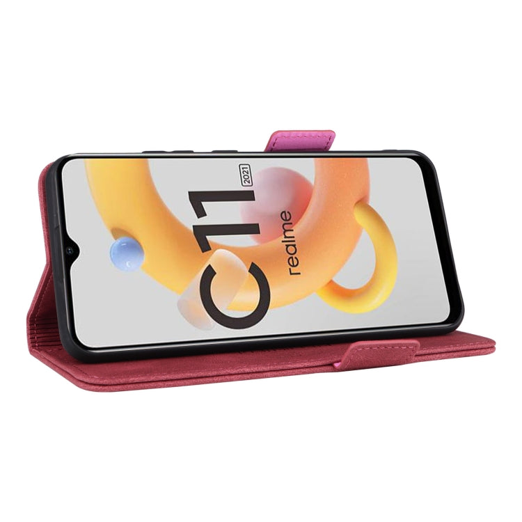 For OPPO Realme C11 2021/Realme C20 Magnetic Clasp Flip Leather Phone Case
