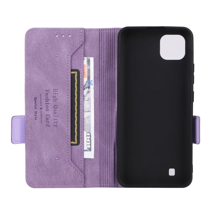 For OPPO Realme C11 2021/Realme C20 Magnetic Clasp Flip Leather Phone Case