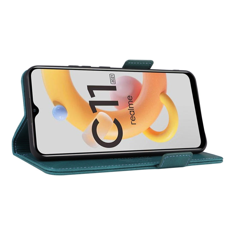 For OPPO Realme C11 2021/Realme C20 Magnetic Clasp Flip Leather Phone Case