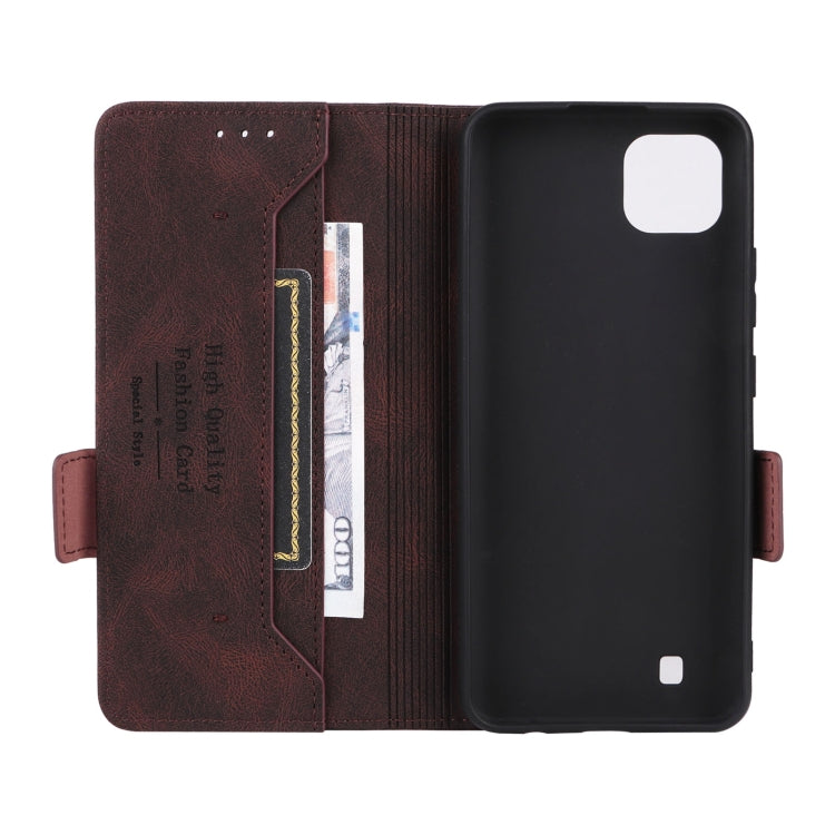 For OPPO Realme C11 2021/Realme C20 Magnetic Clasp Flip Leather Phone Case