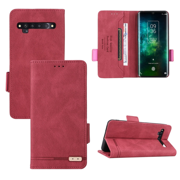 For TCL 10 Pro Magnetic Clasp Flip Leather Phone Case