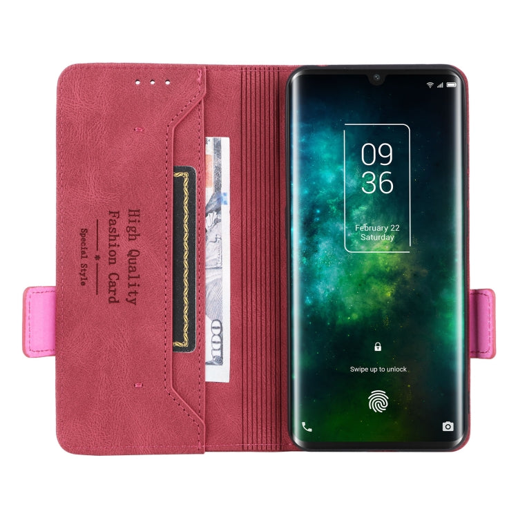 For TCL 10 Pro Magnetic Clasp Flip Leather Phone Case