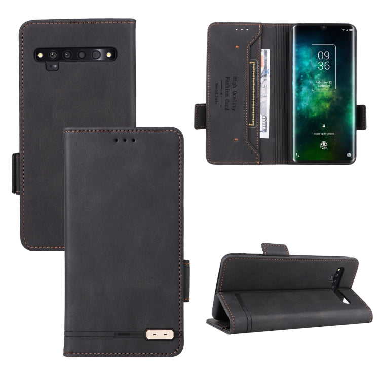 For TCL 10 Pro Magnetic Clasp Flip Leather Phone Case