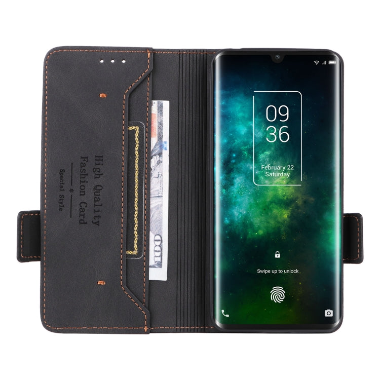 For TCL 10 Pro Magnetic Clasp Flip Leather Phone Case