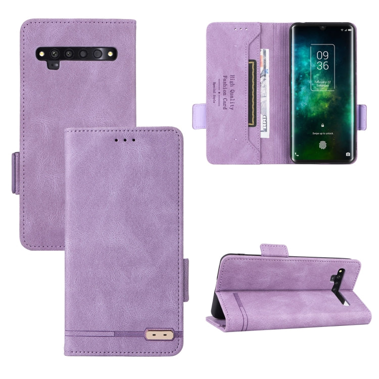 For TCL 10 Pro Magnetic Clasp Flip Leather Phone Case