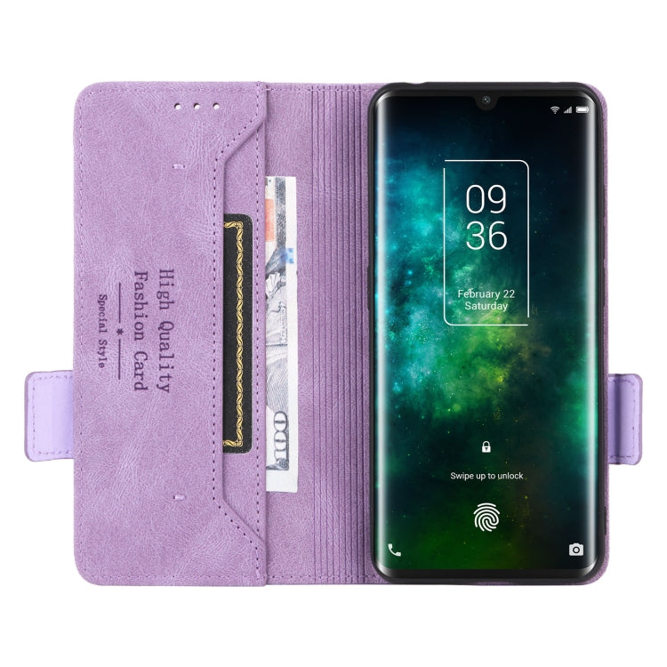 For TCL 10 Pro Magnetic Clasp Flip Leather Phone Case