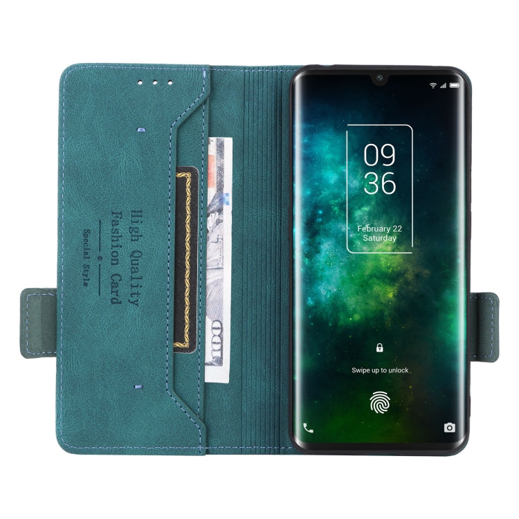 For TCL 10 Pro Magnetic Clasp Flip Leather Phone Case