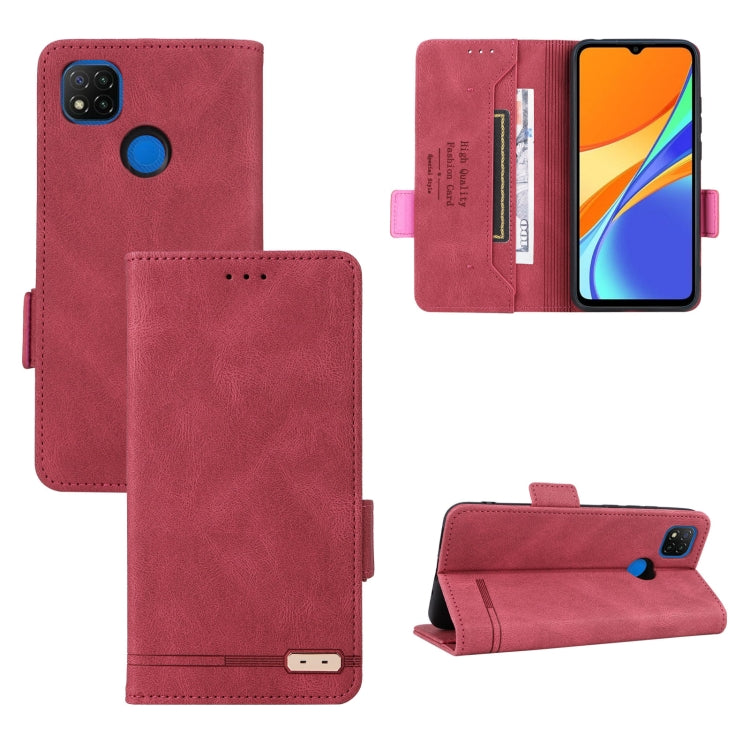 For Xiaomi Redmi 9C Magnetic Clasp Flip Leather Phone Case