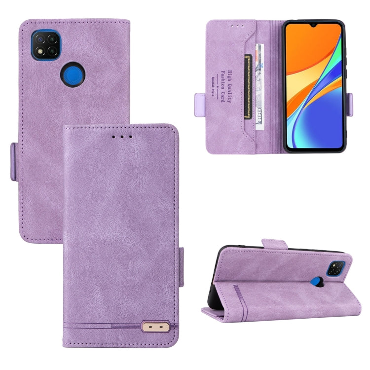 For Xiaomi Redmi 9C Magnetic Clasp Flip Leather Phone Case
