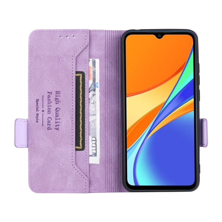 For Xiaomi Redmi 9C Magnetic Clasp Flip Leather Phone Case