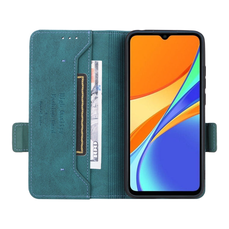 For Xiaomi Redmi 9C Magnetic Clasp Flip Leather Phone Case