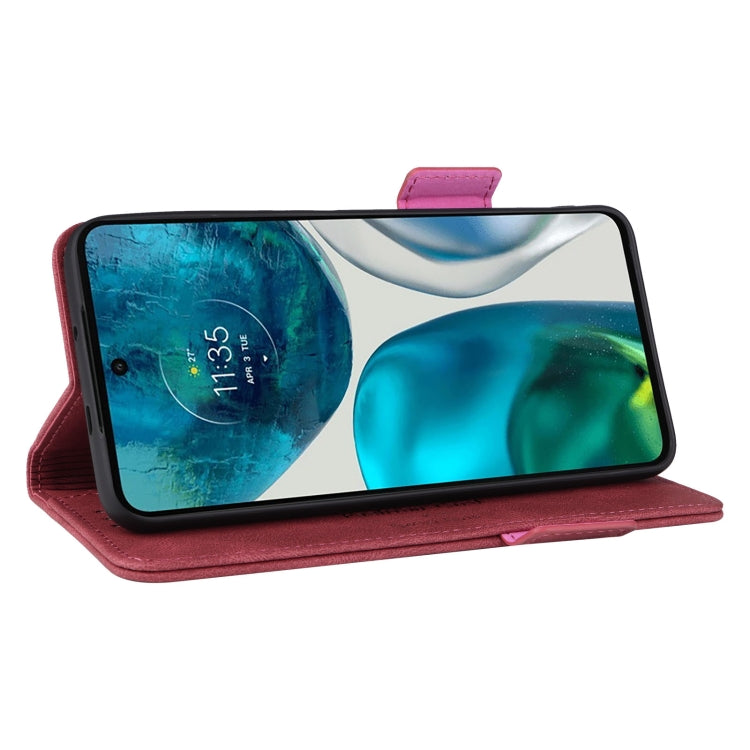 For Motorola Moto G52 Magnetic Clasp Flip Leather Phone Case