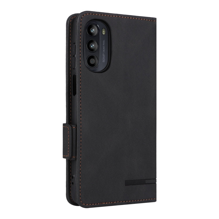 For Motorola Moto G52 Magnetic Clasp Flip Leather Phone Case