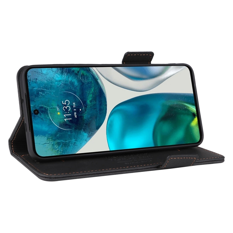 For Motorola Moto G52 Magnetic Clasp Flip Leather Phone Case