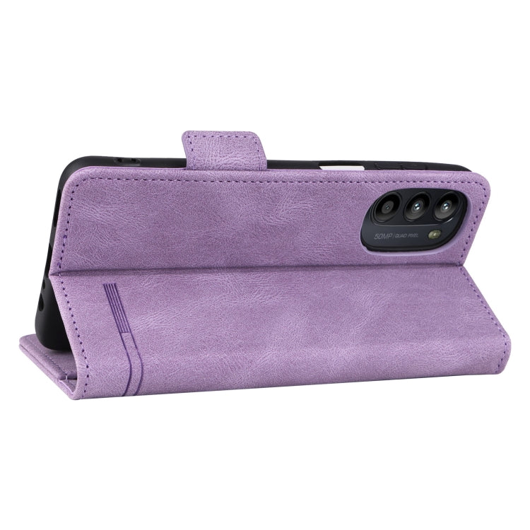 For Motorola Moto G52 Magnetic Clasp Flip Leather Phone Case