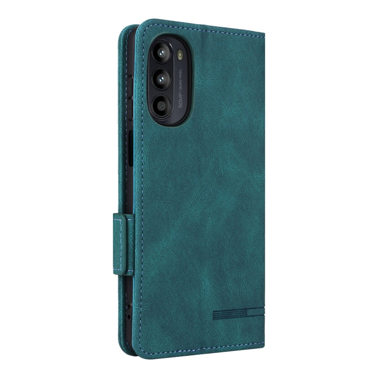 For Motorola Moto G52 Magnetic Clasp Flip Leather Phone Case