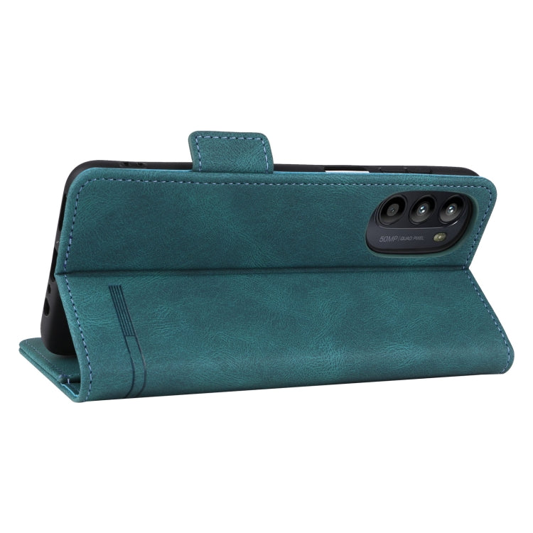 For Motorola Moto G52 Magnetic Clasp Flip Leather Phone Case