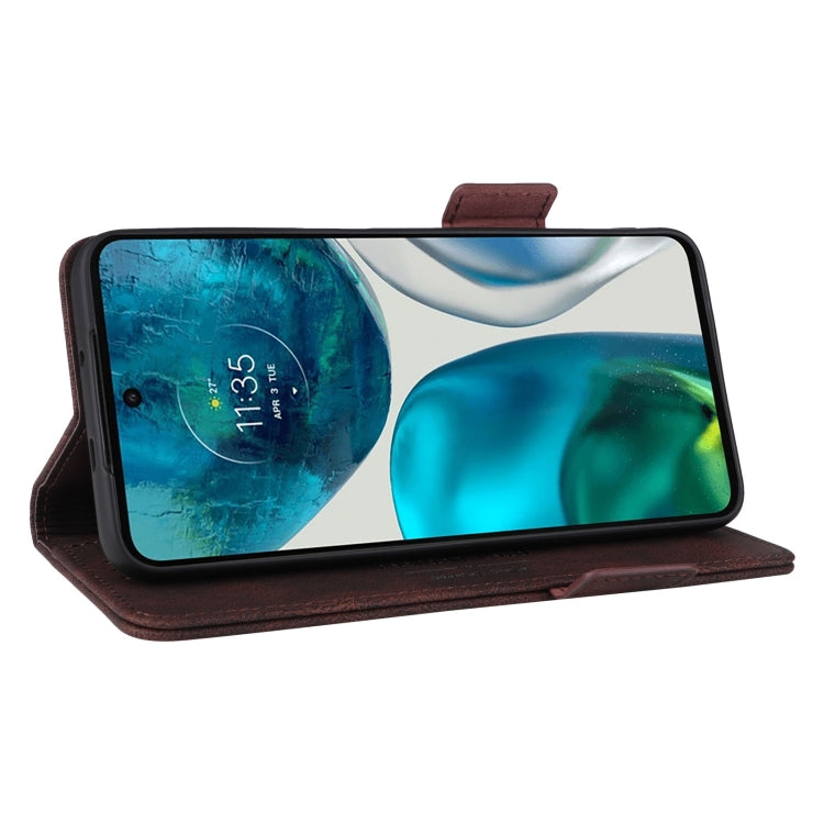 For Motorola Moto G52 Magnetic Clasp Flip Leather Phone Case