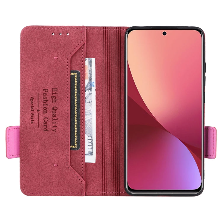 For Xiaomi 12 5G Magnetic Clasp Flip Leather Phone Case