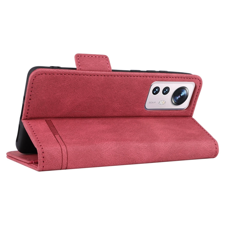 For Xiaomi 12 5G Magnetic Clasp Flip Leather Phone Case