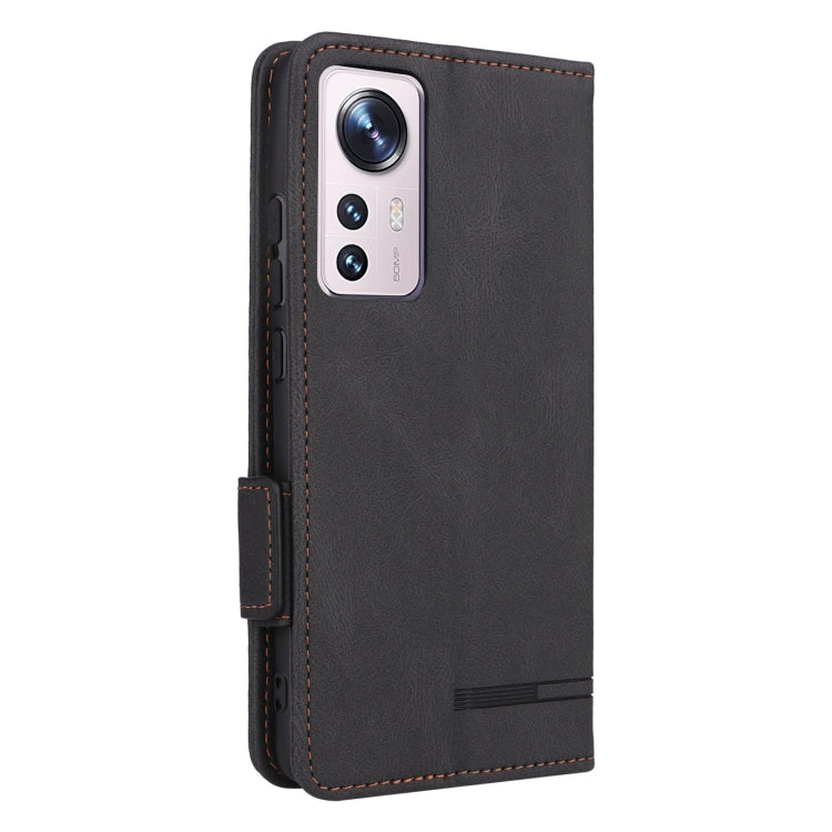 For Xiaomi 12 5G Magnetic Clasp Flip Leather Phone Case