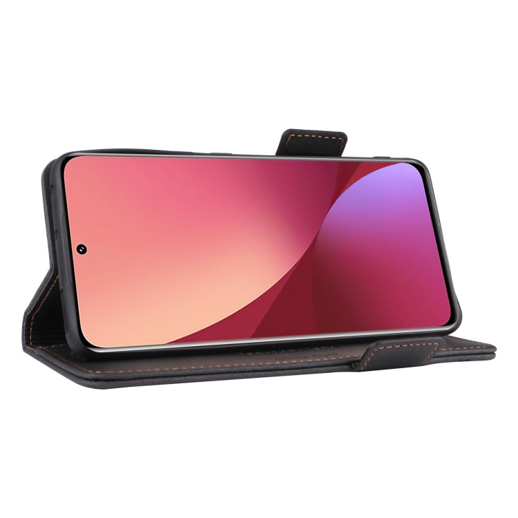 For Xiaomi 12 5G Magnetic Clasp Flip Leather Phone Case