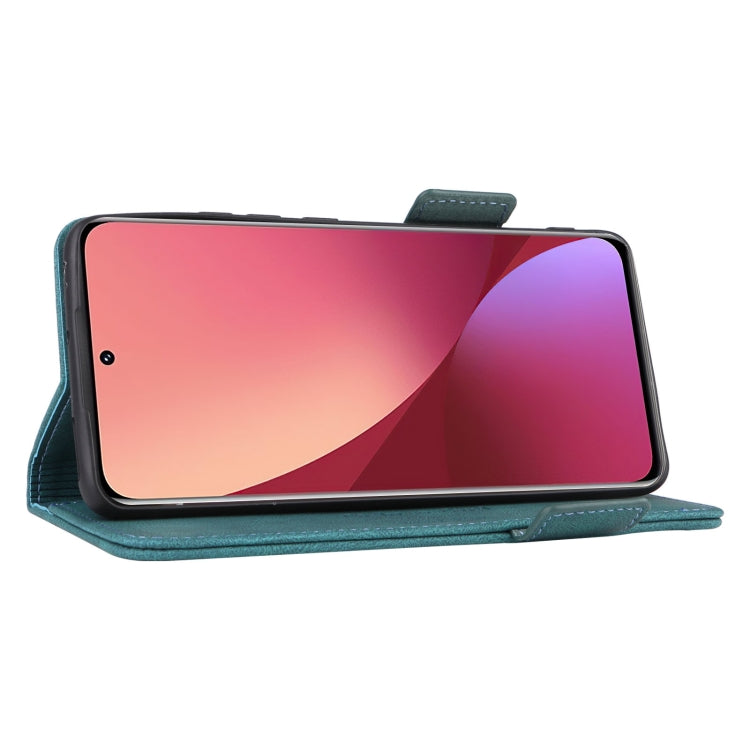 For Xiaomi 12 5G Magnetic Clasp Flip Leather Phone Case