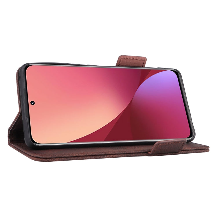 For Xiaomi 12 5G Magnetic Clasp Flip Leather Phone Case