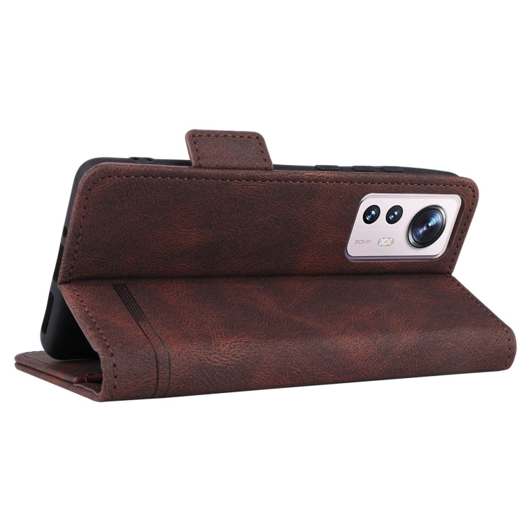 For Xiaomi 12 5G Magnetic Clasp Flip Leather Phone Case