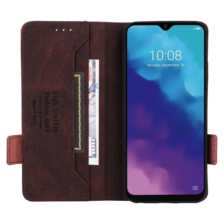 For ZTE Blade V2020/V30 Vita Magnetic Clasp Flip Leather Phone Case