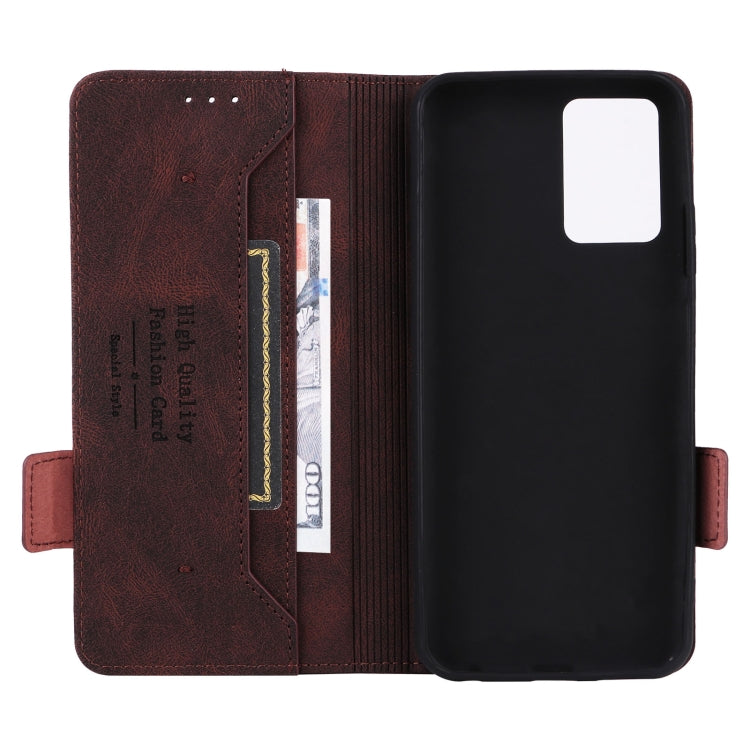 For ZTE Blade V2020/V30 Vita Magnetic Clasp Flip Leather Phone Case