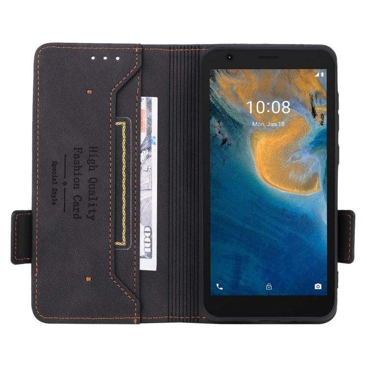 For ZTE Biade A31 Magnetic Clasp Flip Leather Phone Case