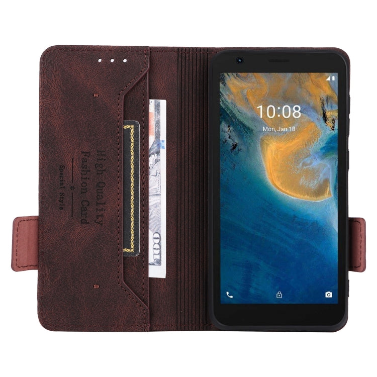 For ZTE Biade A31 Magnetic Clasp Flip Leather Phone Case