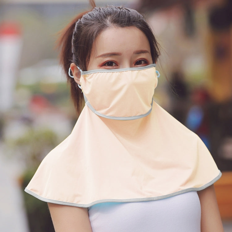 Summer Outdoor Ice Silk Sunshade Face Mask Sun-proof Shawl