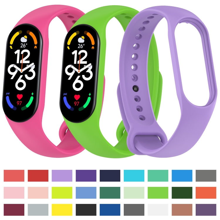 For Xiaomi Mi Band 7 / 7NFC / 6 / 6 NFC / 5 / 5 NFC / Amazfit Band 5 Official Silicone Watch Band