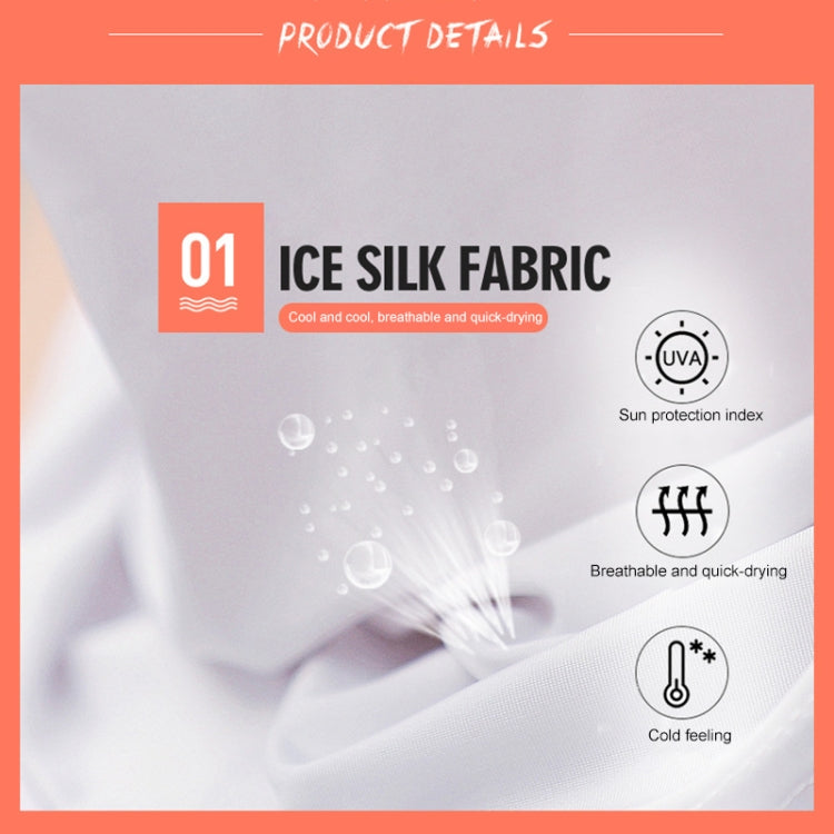 Summer Outdoor Ice Silk Sunshade Face Mask Sun-proof Equipment