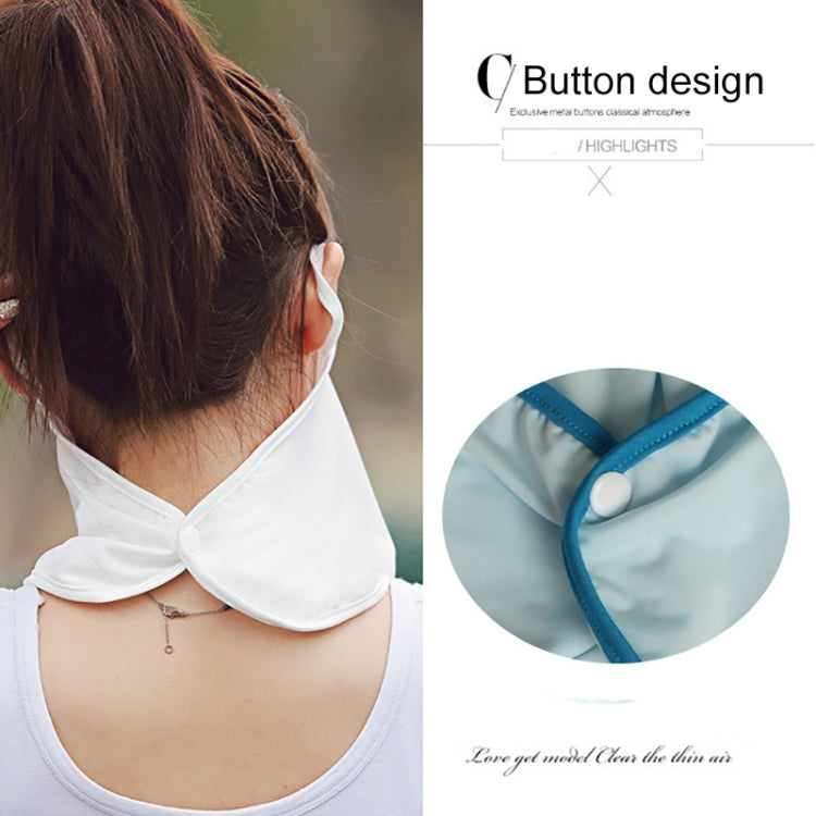 Summer Outdoor Ice Silk Sunshade Face Mask Sun-proof Equipment