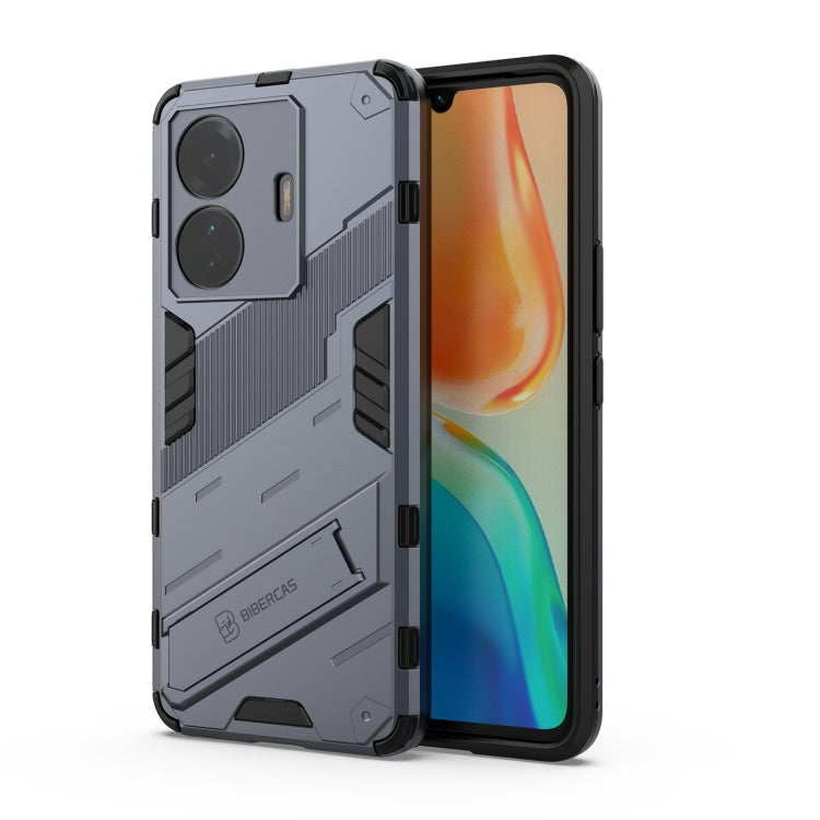 For vivo S15e Punk Armor PC + TPU Phone Case with Holder