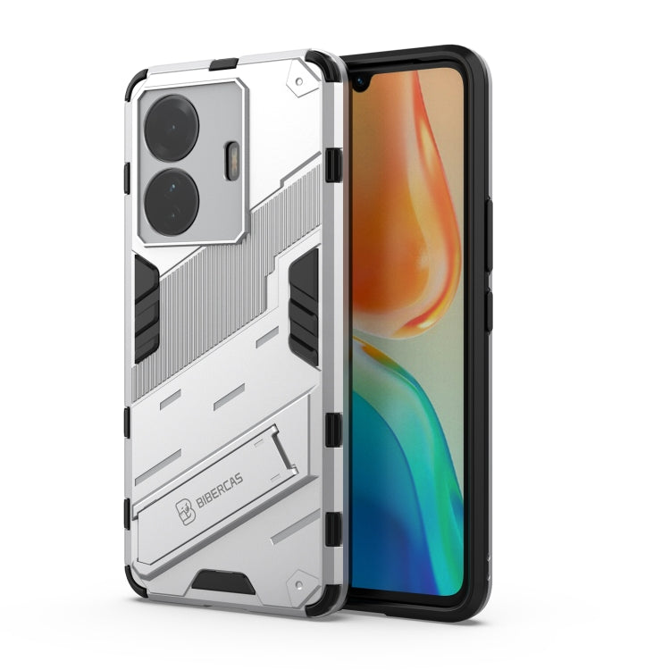For vivo S15e Punk Armor PC + TPU Phone Case with Holder