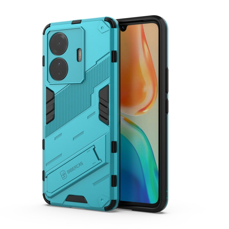 For vivo S15e Punk Armor PC + TPU Phone Case with Holder