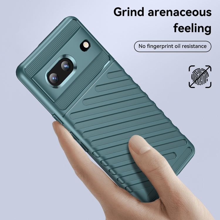 For Google Pixel 7 5G Thunderbolt Shockproof TPU Protective Soft Phone Case(Green)
