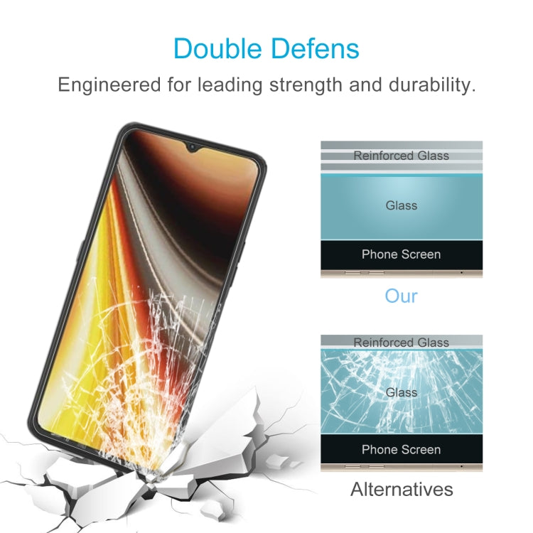 50 PCS 0.26mm 9H 2.5D Tempered Glass Film For UMIDIGI Power 7S
