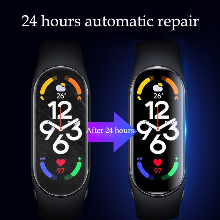 5 PCS For Xiaomi Mi Band 7 / 7 NFC HD Scratch-proof Full Screen TPU Soft Film