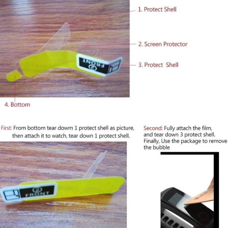 5 PCS For Xiaomi Mi Band 7 / 7 NFC HD Scratch-proof Full Screen TPU Soft Film
