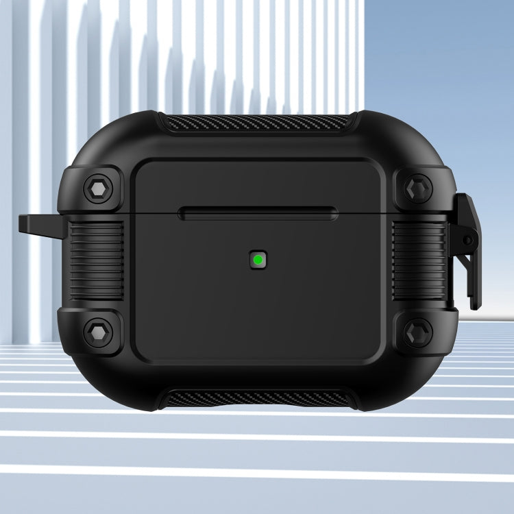 Tank TPU+PC Wireless Earphone Protective Case For AirPods Pro