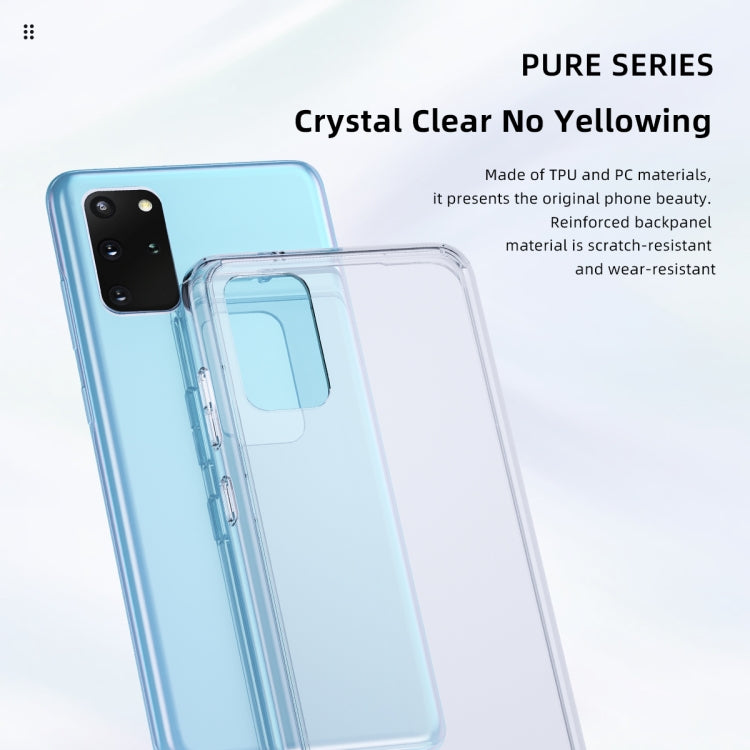 For Galaxy S20 ROCK Pure Series Slim TPU + HD PC Protective Case(Transparent)