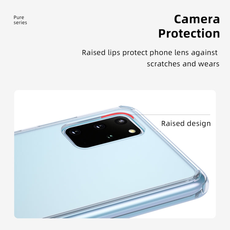 For Galaxy S20 ROCK Pure Series Slim TPU + HD PC Protective Case(Transparent)