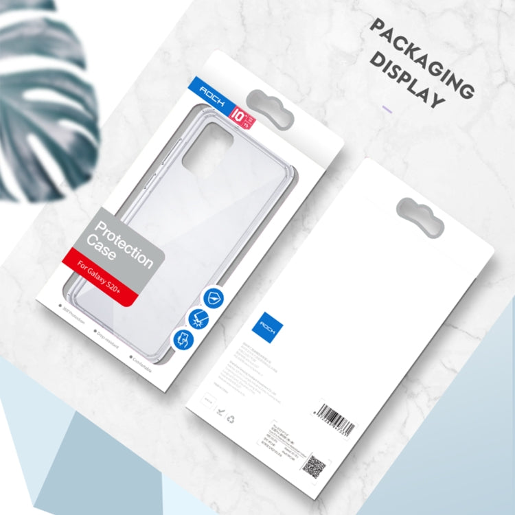 For Galaxy S20 Ultra ROCK Pure Series Slim TPU + HD PC Protective Case(Transparent)