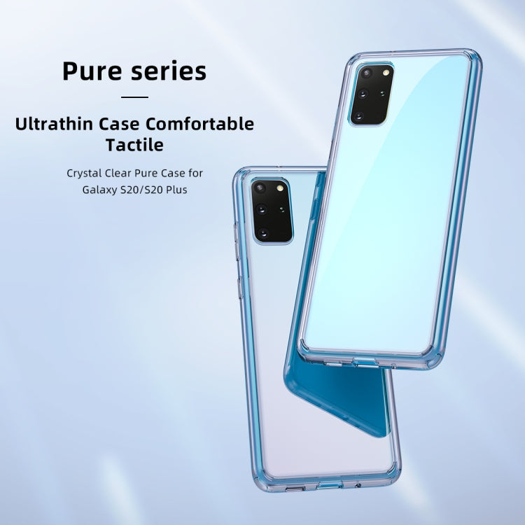 For Galaxy S20 Ultra ROCK Pure Series Slim TPU + HD PC Protective Case(Transparent)