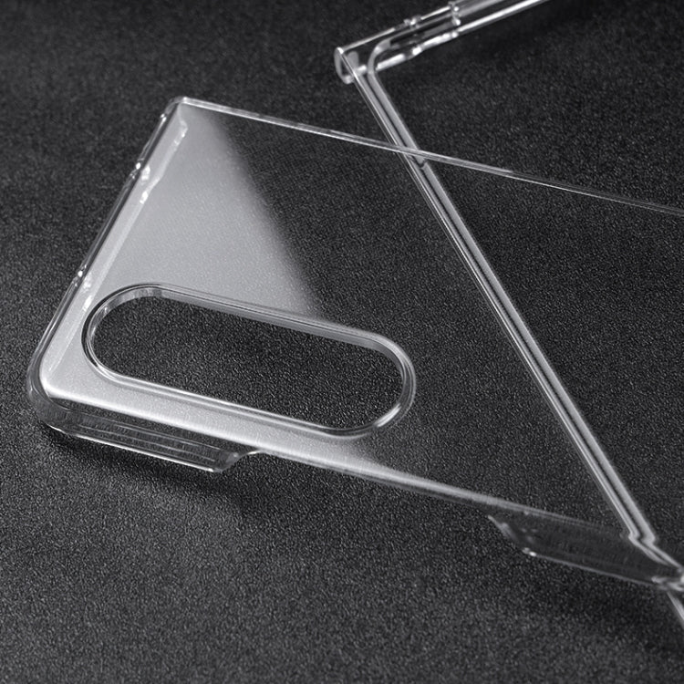 For Samsung Galaxy Z Fold4 Transparent PC Phone Case